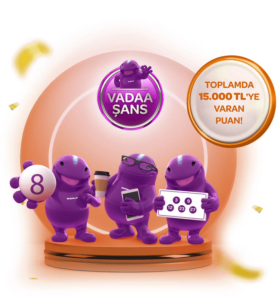 <h2>Vadaa Şans hafta içi<br />
her akşam 20.00&rsquo;de<br />
World Mobil&#39;de</h2>
