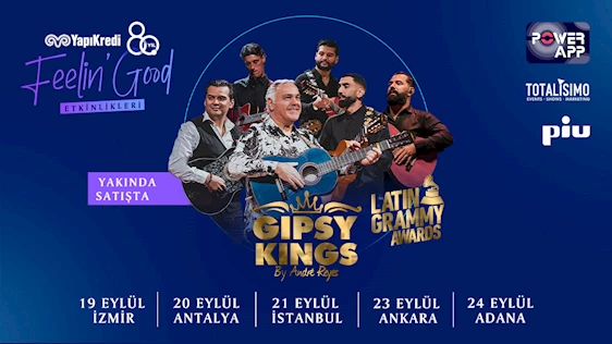 Gipsy Kings by Andre Reyes Konseri’nde %15 indirim! Üstelik 6 taksit!
