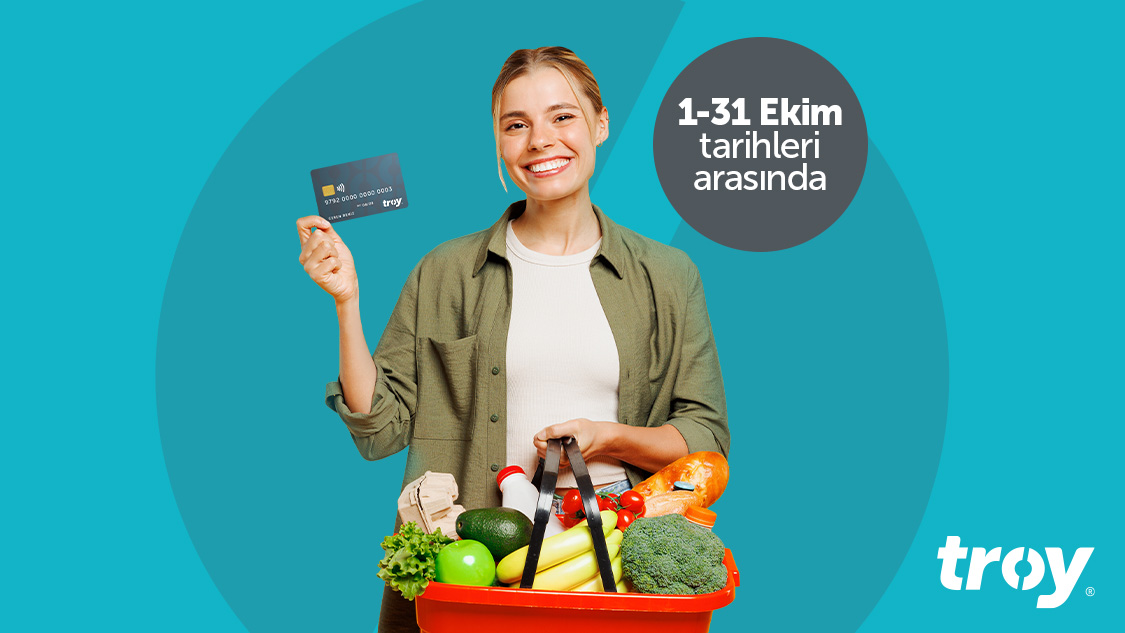 Yapı Kredi TROY Market Alışverişinde Kazandırıyor!