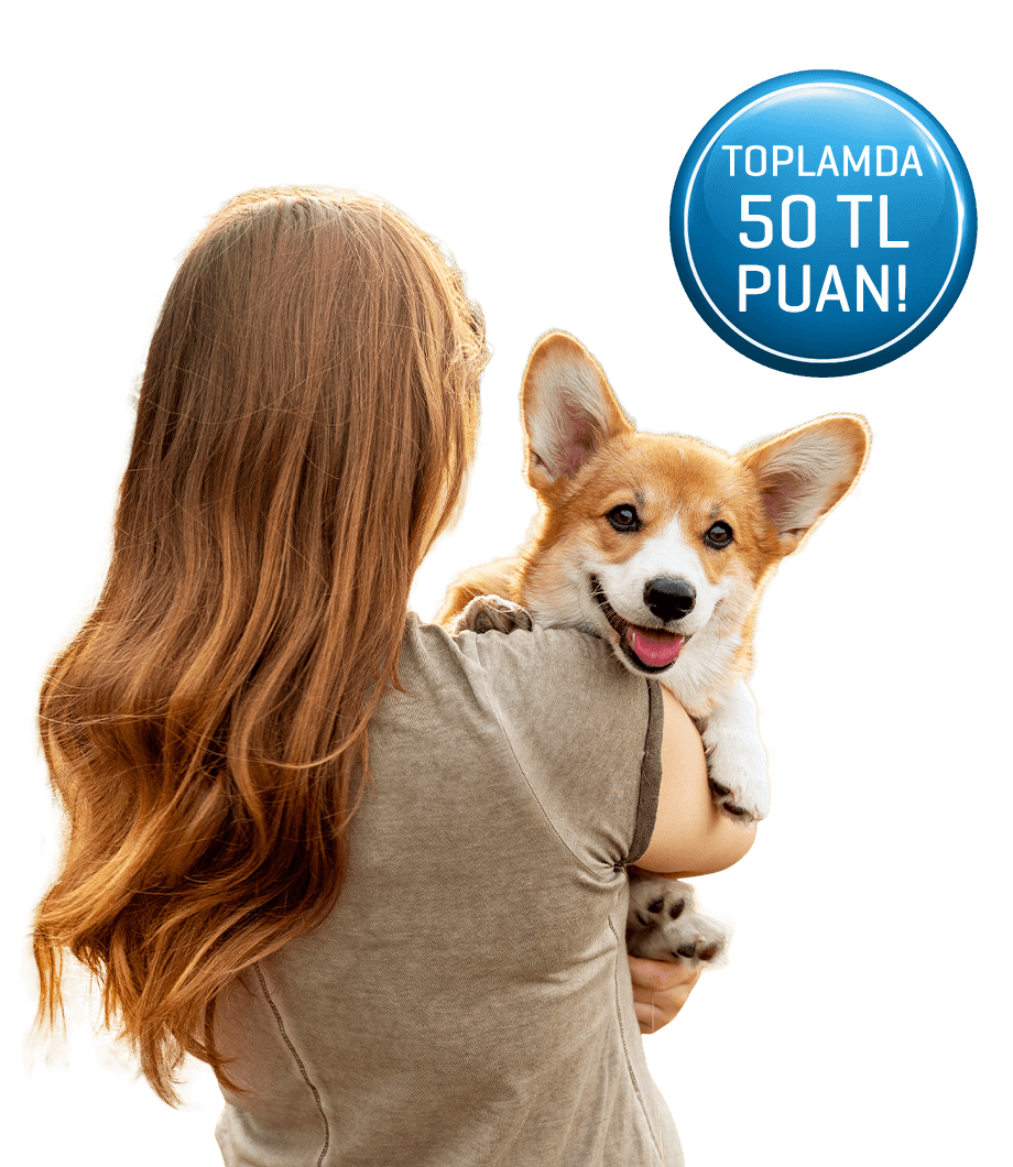 Petshop ve veteriner harcamalarınızın %10’u değerinde toplamda 50 TL Puan!